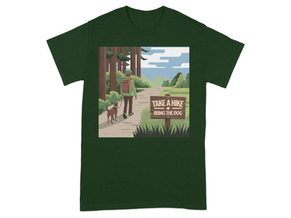 Take A Hike Bring The Dog Hiking T-shirt product