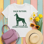 migbackfill calm-outside-doberman-t-shirt tee flat lay hero v8