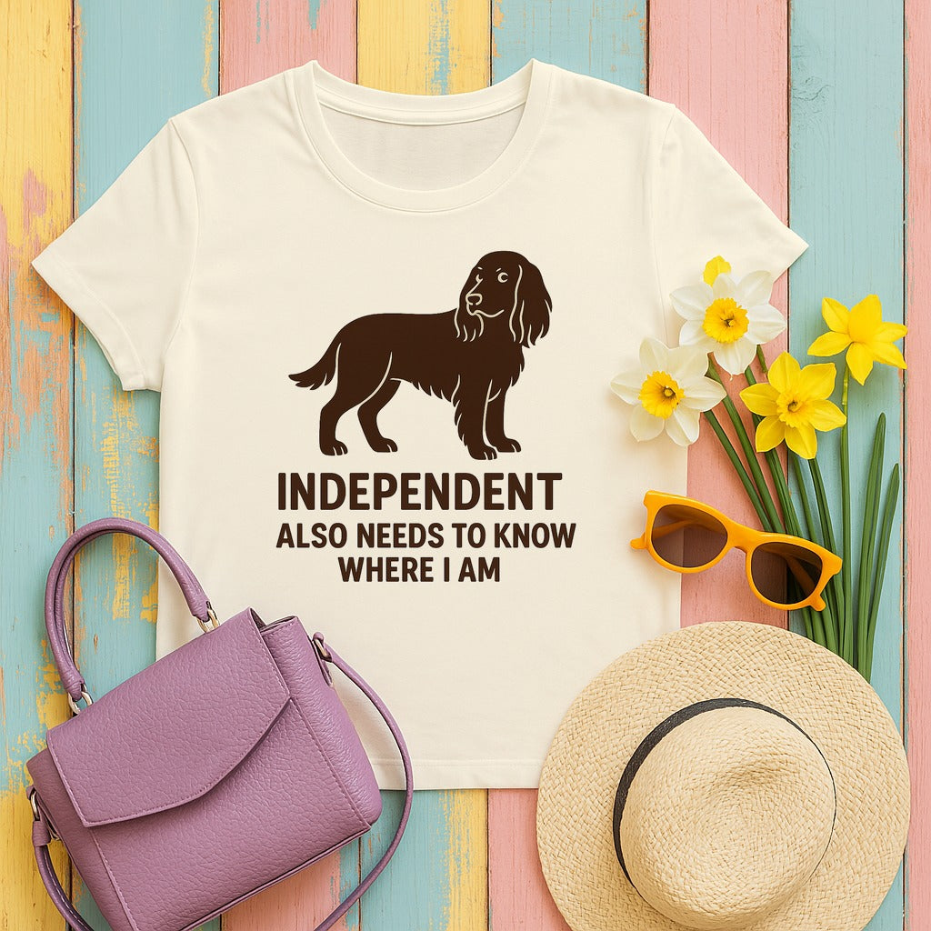 Field Spaniel Independent Tee in Natural