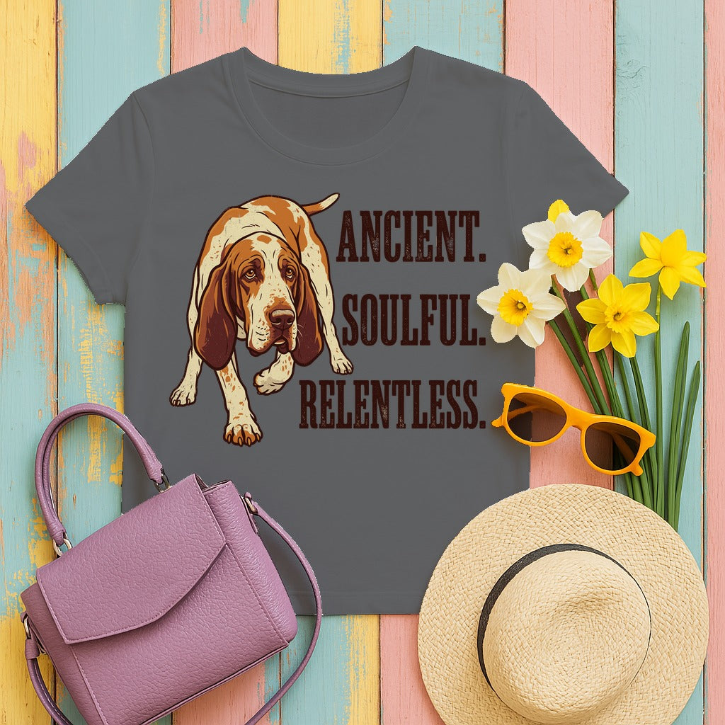 Ancient Soul Bracco Italiano T-Shirt in Graphite Heather