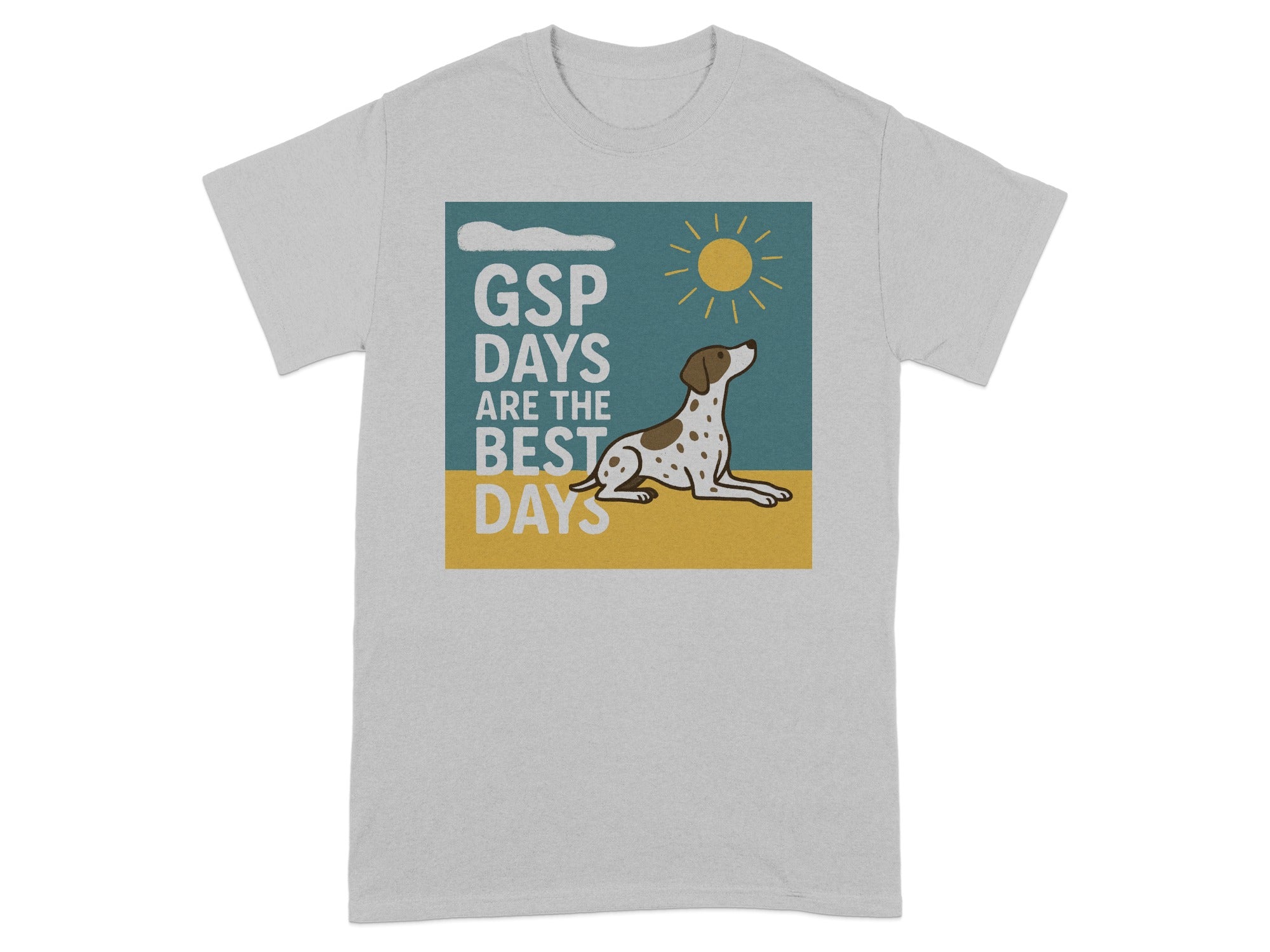 GSP Days are the best days graphic on a light grey t-shirt.