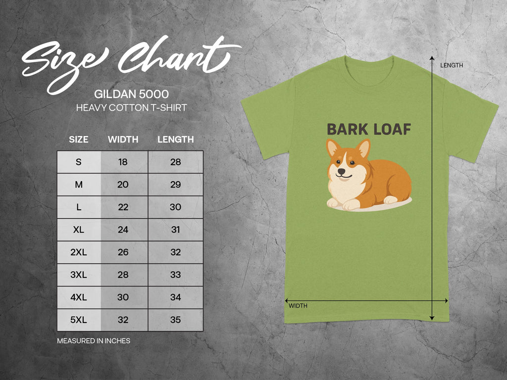 Bark Loaf Graphic T-Shirt Dog Design Casual Tee