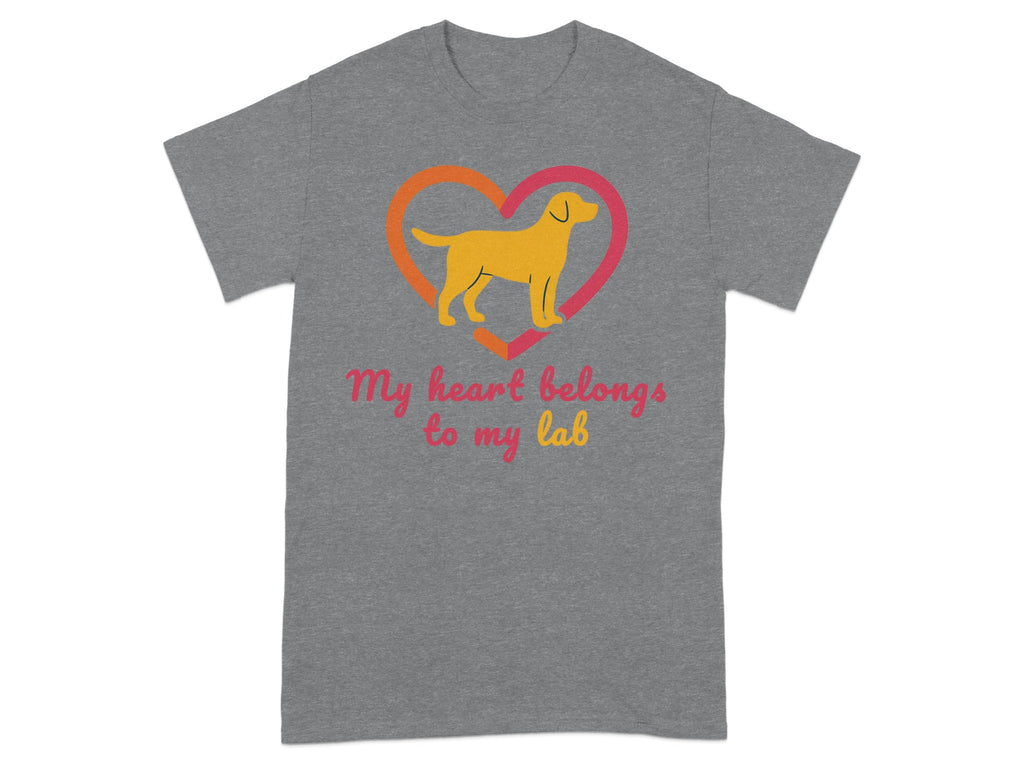 My Heart Belongs to My Lab Graphic T-Shirt