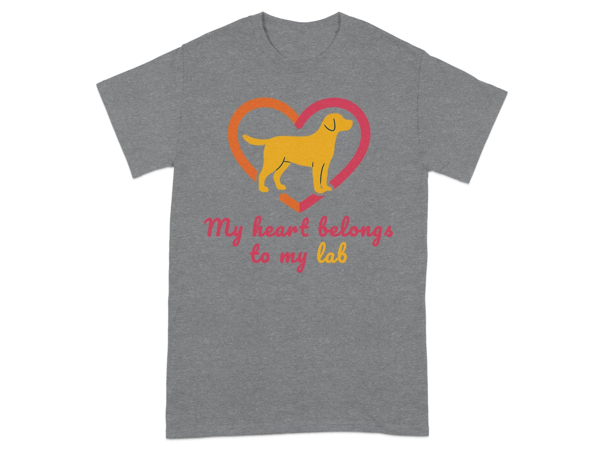 My Heart Belongs to My Lab Graphic T-Shirt