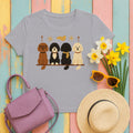 Mid-Century Mod Barbets Tee in Athletic Heather