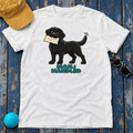 Mail Handled Labrador T-Shirt in White