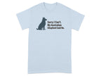 Light blue t-shirt with silhouetted dog and text "Sorry I Can't. My Australian Shepherd Said No."