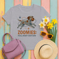 Wirehaired Pointing Griffon Zoomies T-shirt in Athletic Heather