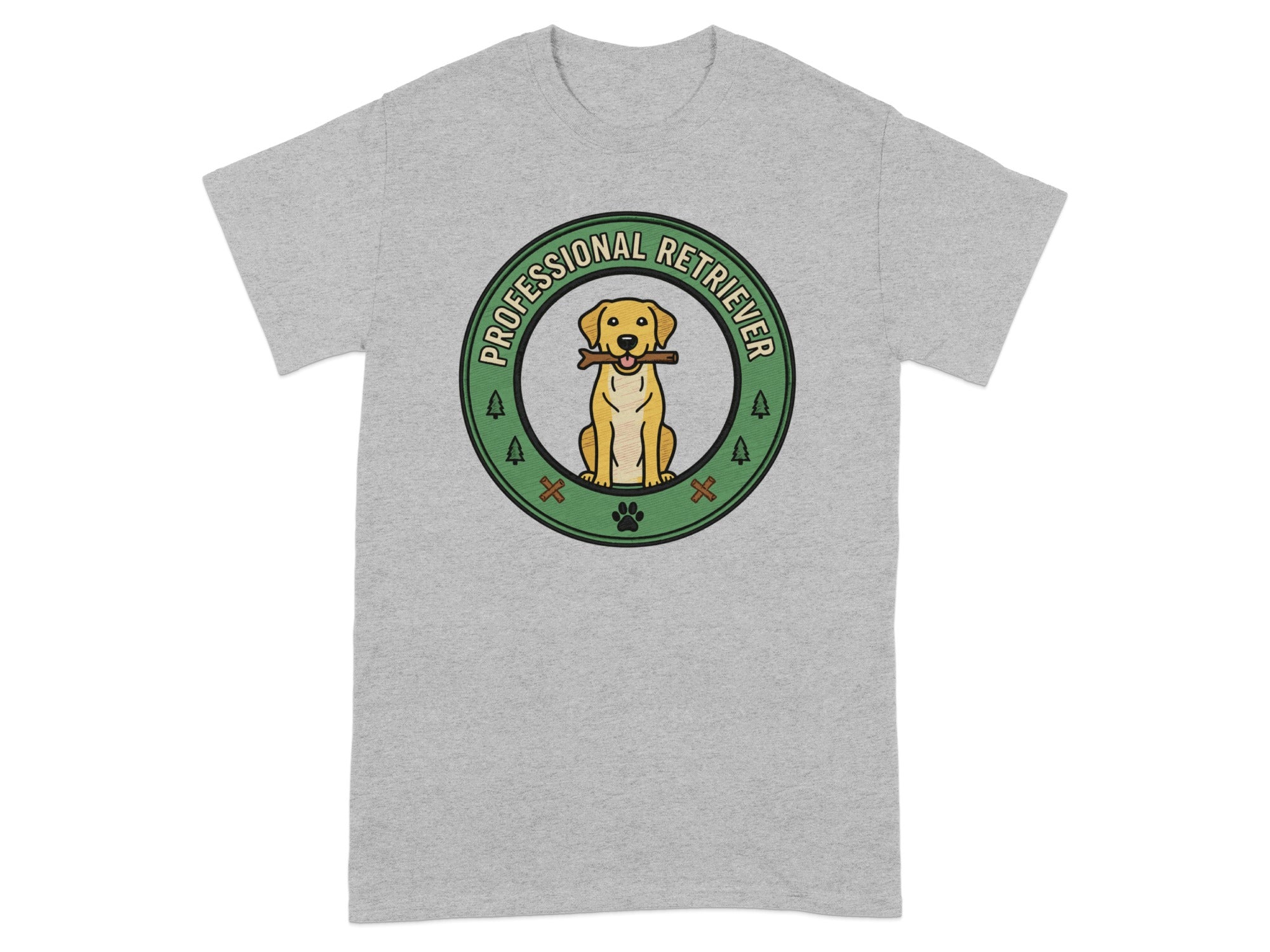 Professional Retriever Dog Graphic T-Shirt