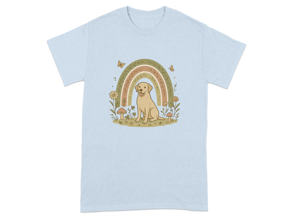 Rainbow and Dog Graphic Printed T-Shirt product