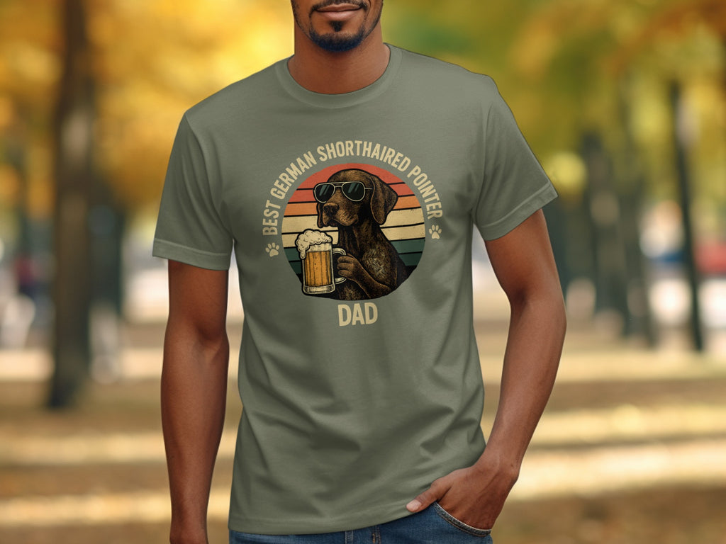 Best German Shorthaired Pointer Dad T-Shirt