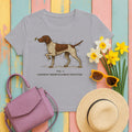 German Shorthaired Pointer Maximum Vibration T-shirt in Athletic Heather