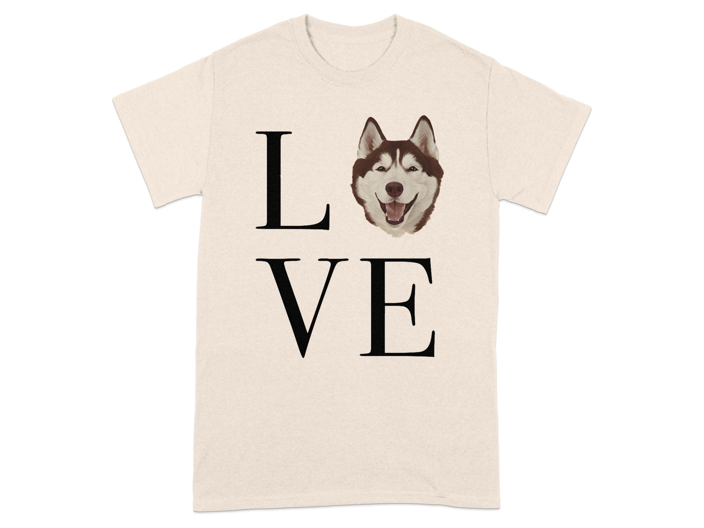 Love Dog Print Graphic Tee Comfortable Casual product type