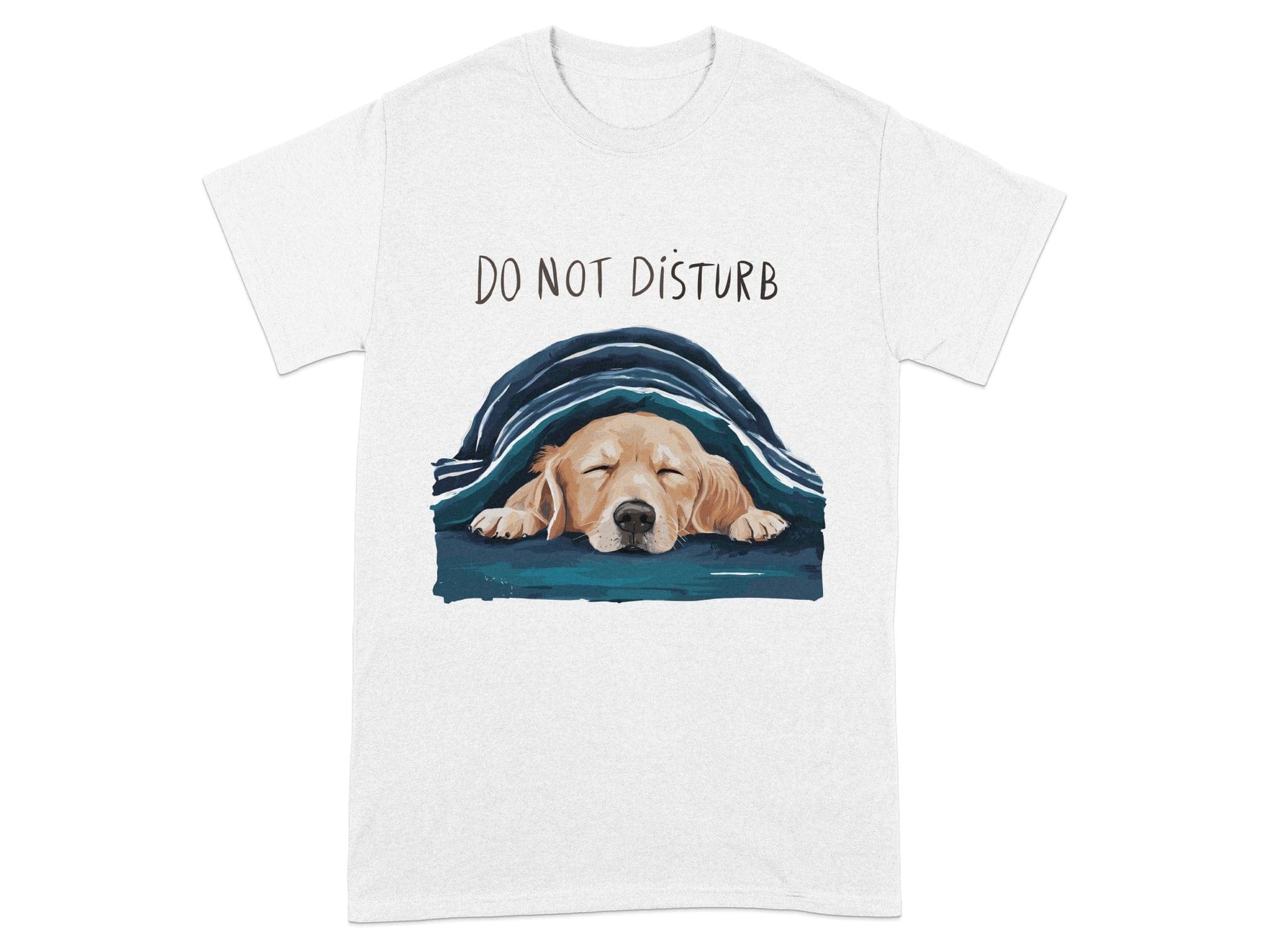 Do Not Disturb Sleeping Puppy Graphic T-Shirt product