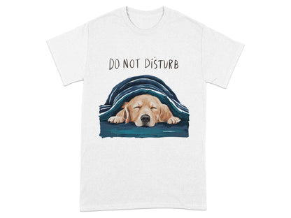 Do Not Disturb Sleeping Puppy Graphic T-Shirt product