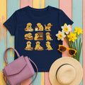 Golden Retriever Bake Off Squad T-Shirt in Navy