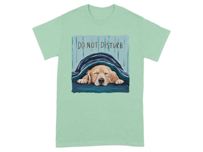 Do Not Disturb Sleeping Dog Graphic Tee Shirt product