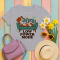 Brittany Spaniel Low Power Mode T-shirt in Athletic Heather