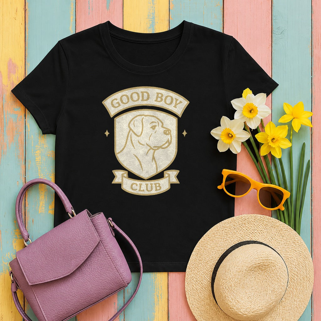 Cane Corso Good Boy Club Tee in Black