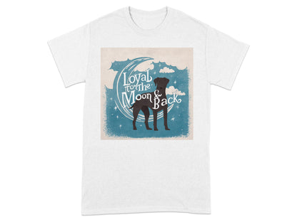 Loyal to The Moon and Back Dog Lover T-shirt product