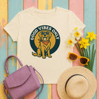 mig2 good-vibes-only-golden-retriever-with-gl tee flat lay hero v8