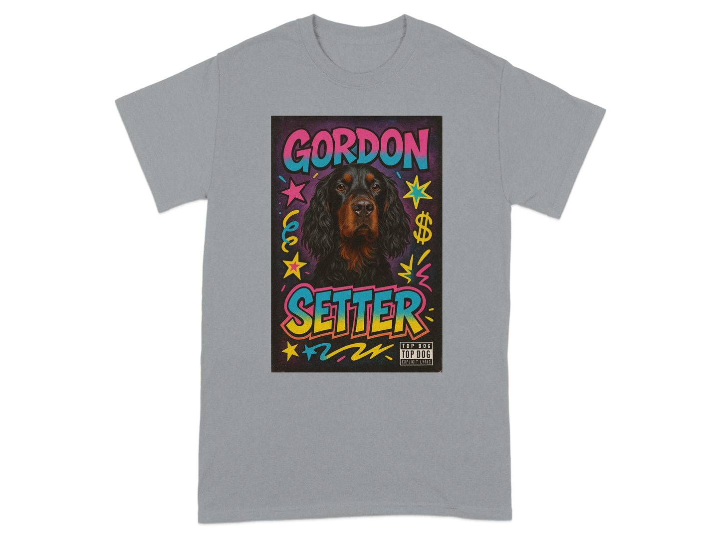 Colorful Gordon Setter Graphic Design Shirt product type
