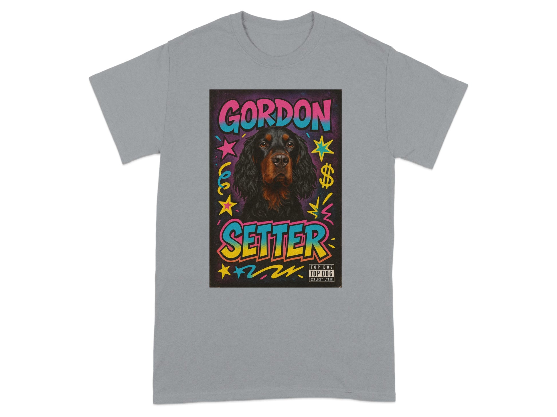 Colorful Gordon Setter Graphic Design Shirt product type