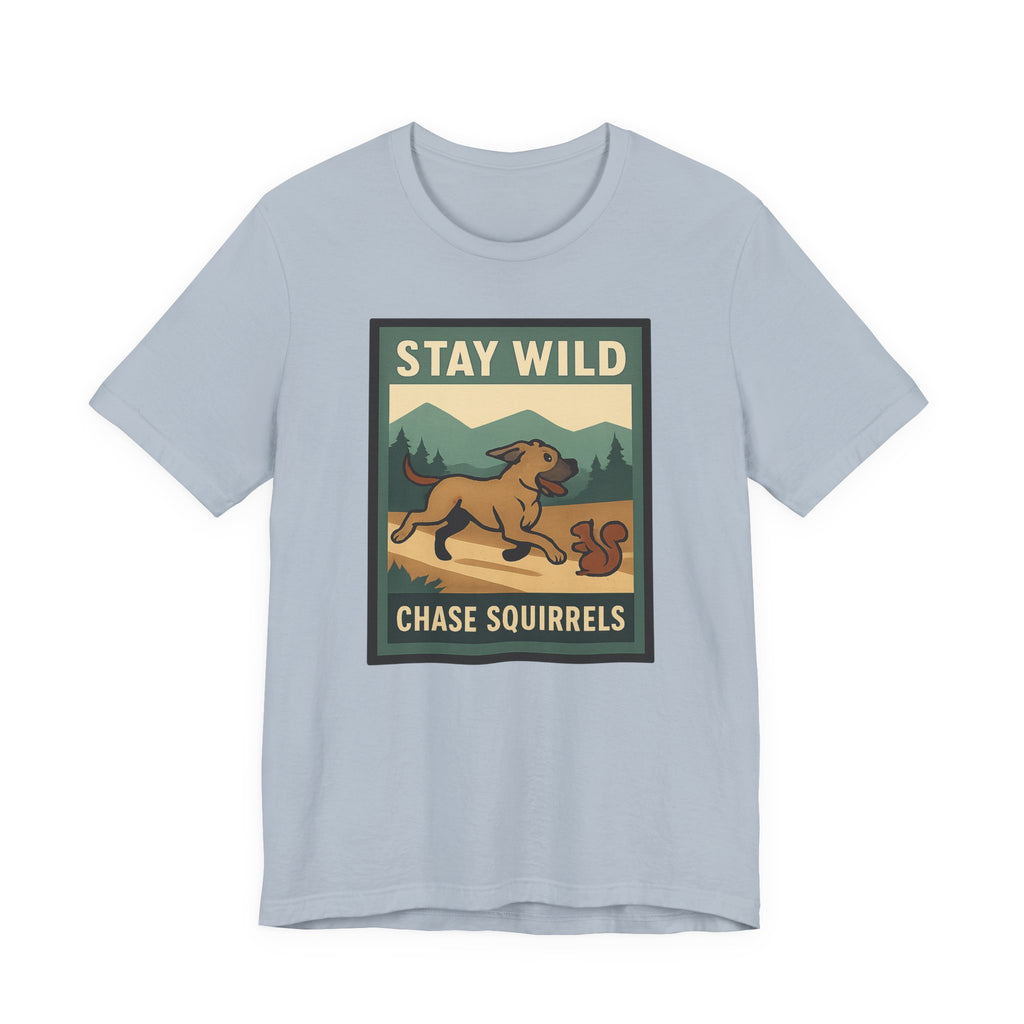 Cane Corso Stay Wild Chase Squirrels t-shirt, view 5