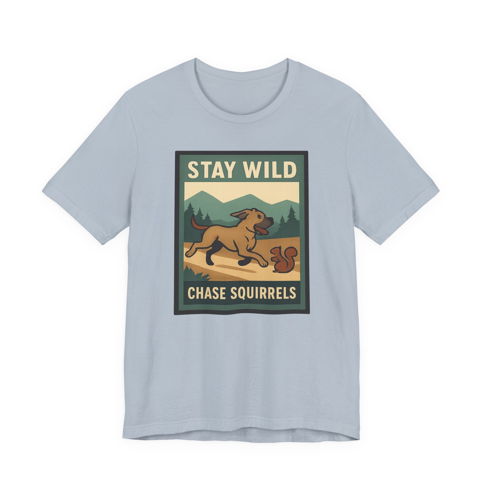 Cane Corso Stay Wild Chase Squirrels t-shirt, view 5