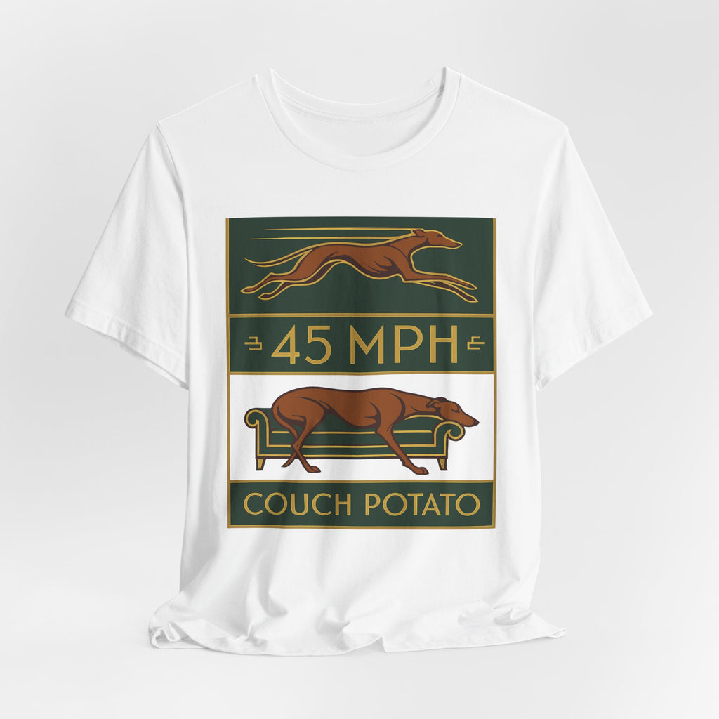 Greyhound 45 MPH Couch Potato Tee