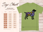 Floral Pattern Dog Graphic T-Shirt for Pet Lovers