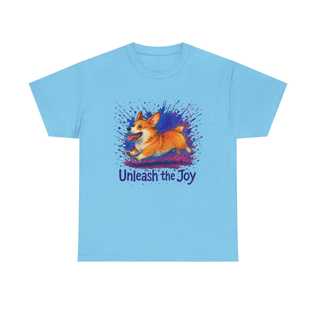 Unleash the Joy Playful Corgi Illustration T-Shirts