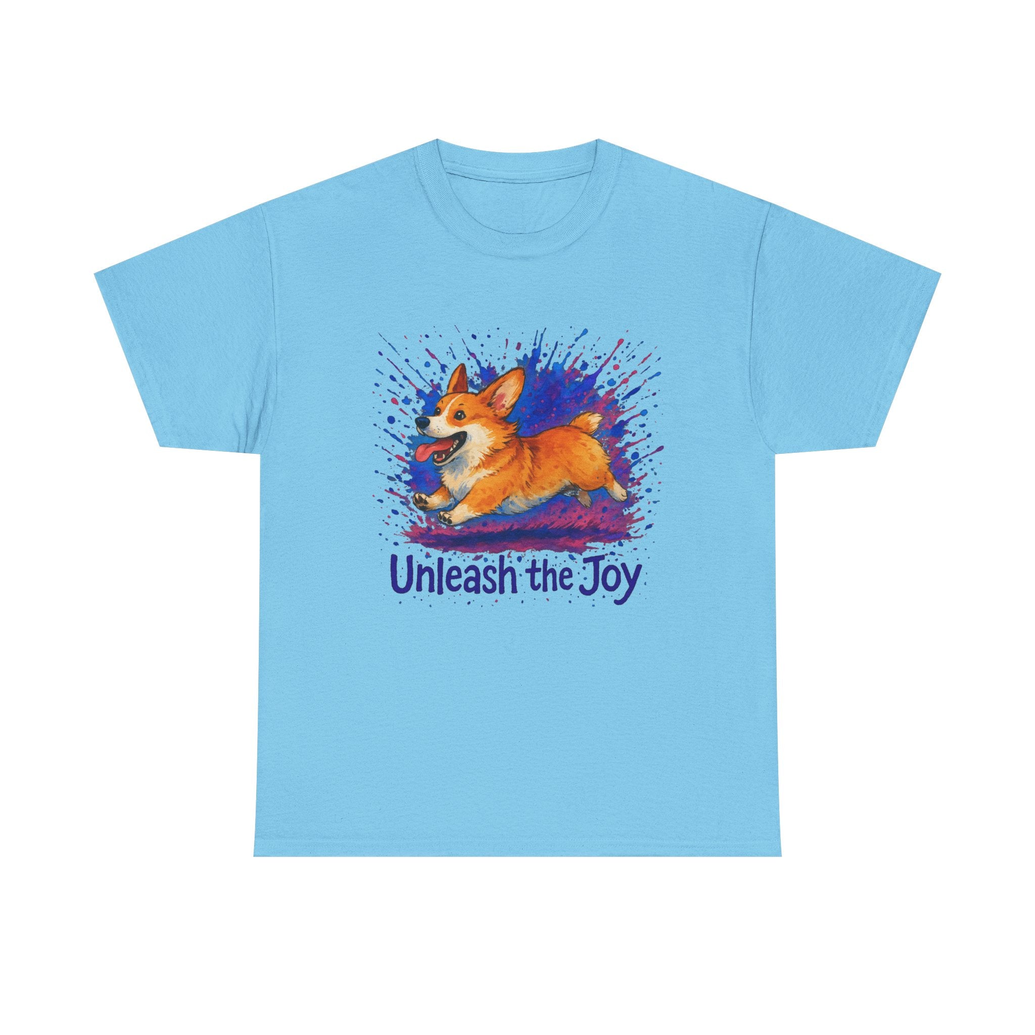 Unleash the Joy Playful Corgi Illustration T-Shirts