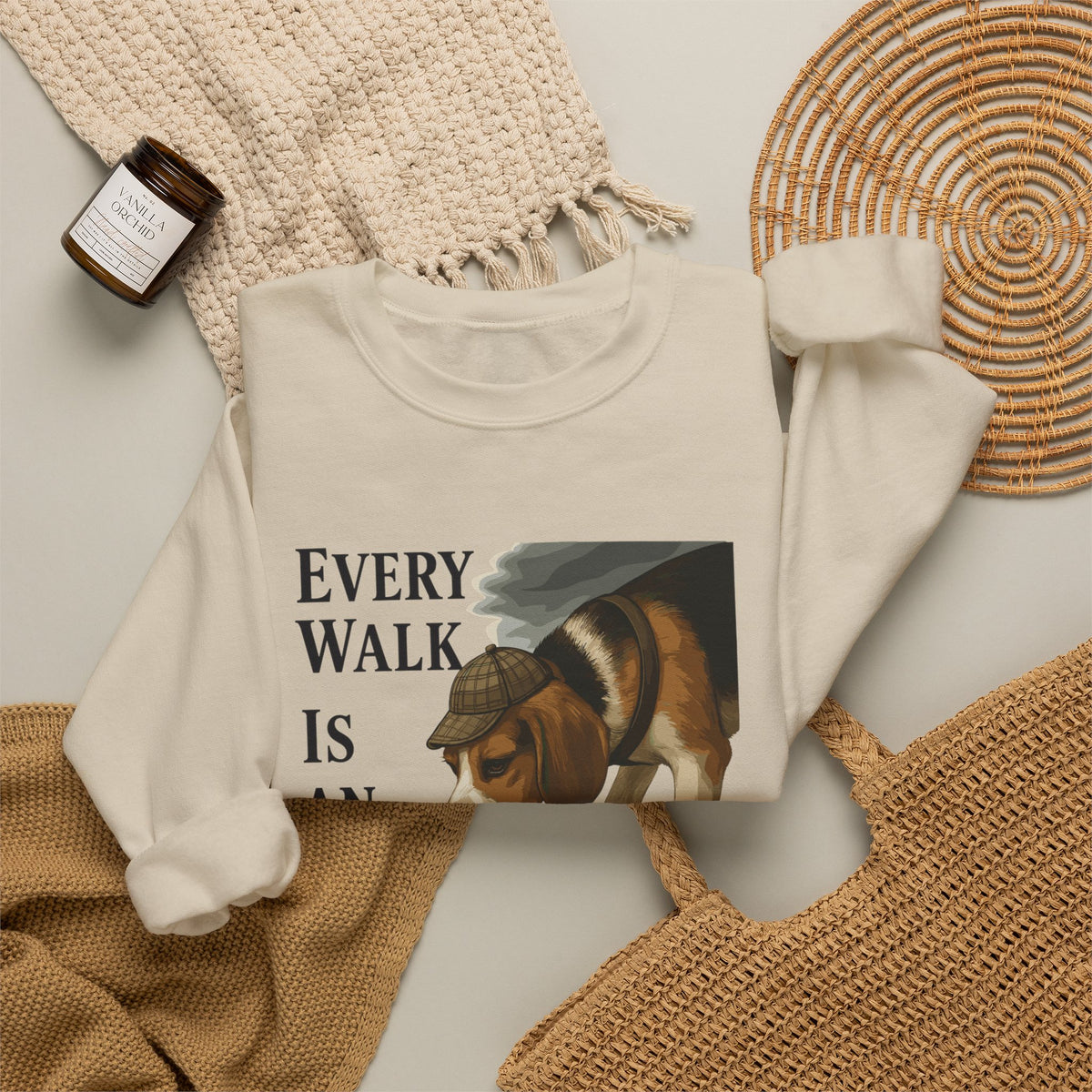 Every Walk Is An Investigation Beagle Sweatshirt
