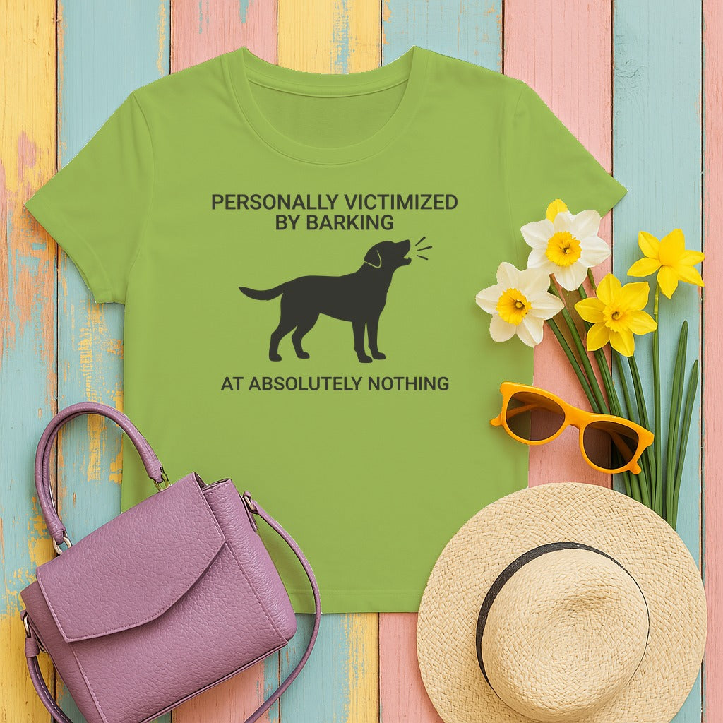 Victimized By Barking Dog T-Shirt in Kiwi