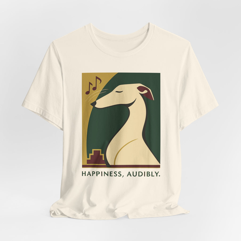 Greyhound Happiness Audibly Tee