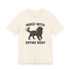Flat-Coat Wags With Entire Body Tee