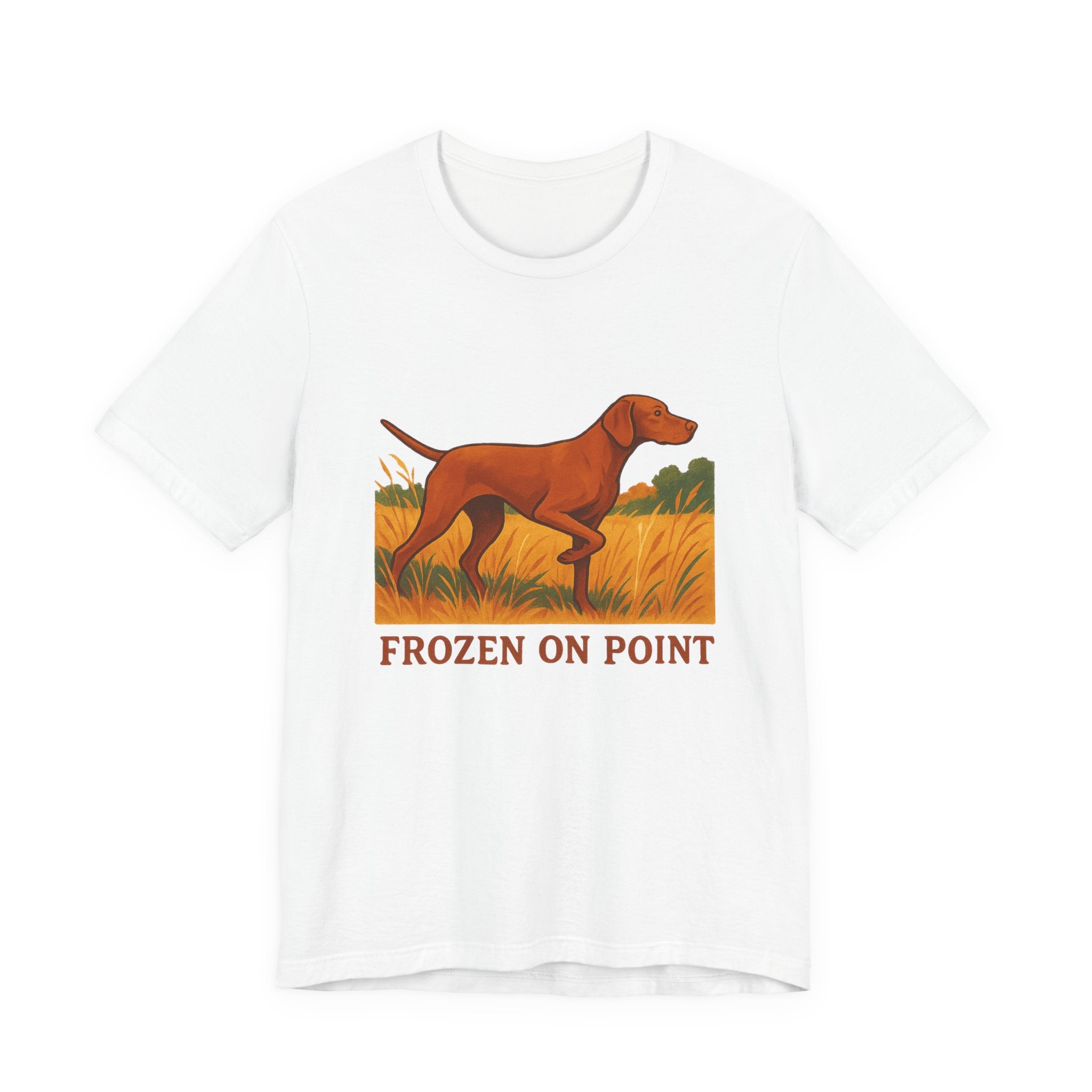 Vizsla Frozen on Point Tee
