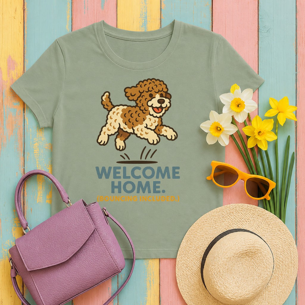 Lagotto Welcome Home Bouncing Tee in Sage