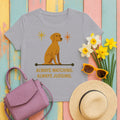 Vizsla Always Watching Always Judging Tee in Athletic Heather