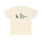 Eat Sleep Steal Socks Dog Lover T-Shirt
