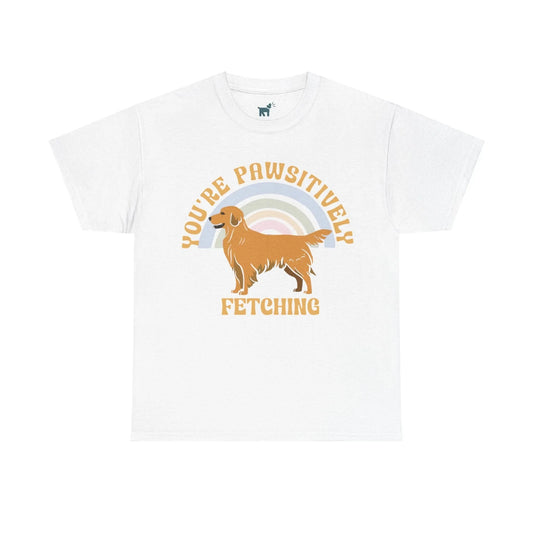 Golden Retriever Boho T Shirt White T-shirt