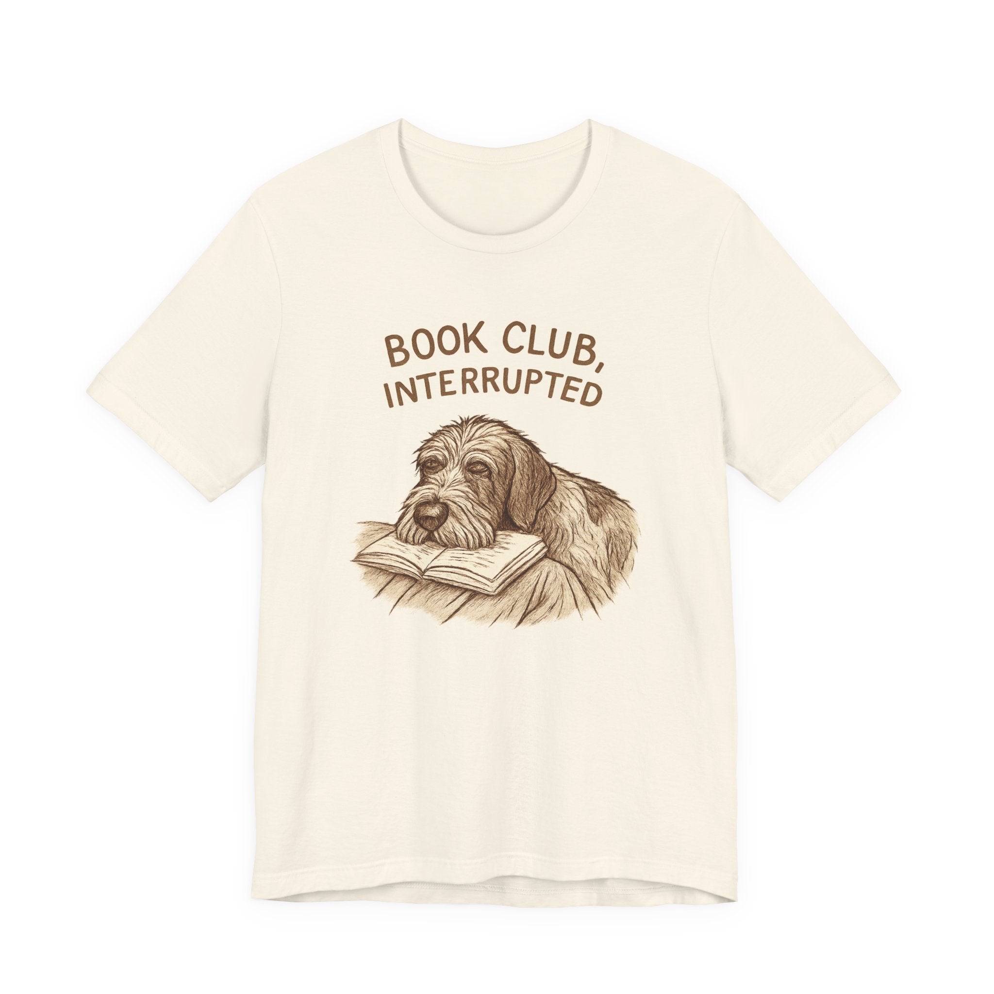 Wirehaired Pointing Griffon Book Club Interrupted Tee