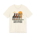 Doberman Four Colors One Attitude Tee