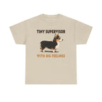 Tiny Supervisor Corgi T-Shirt