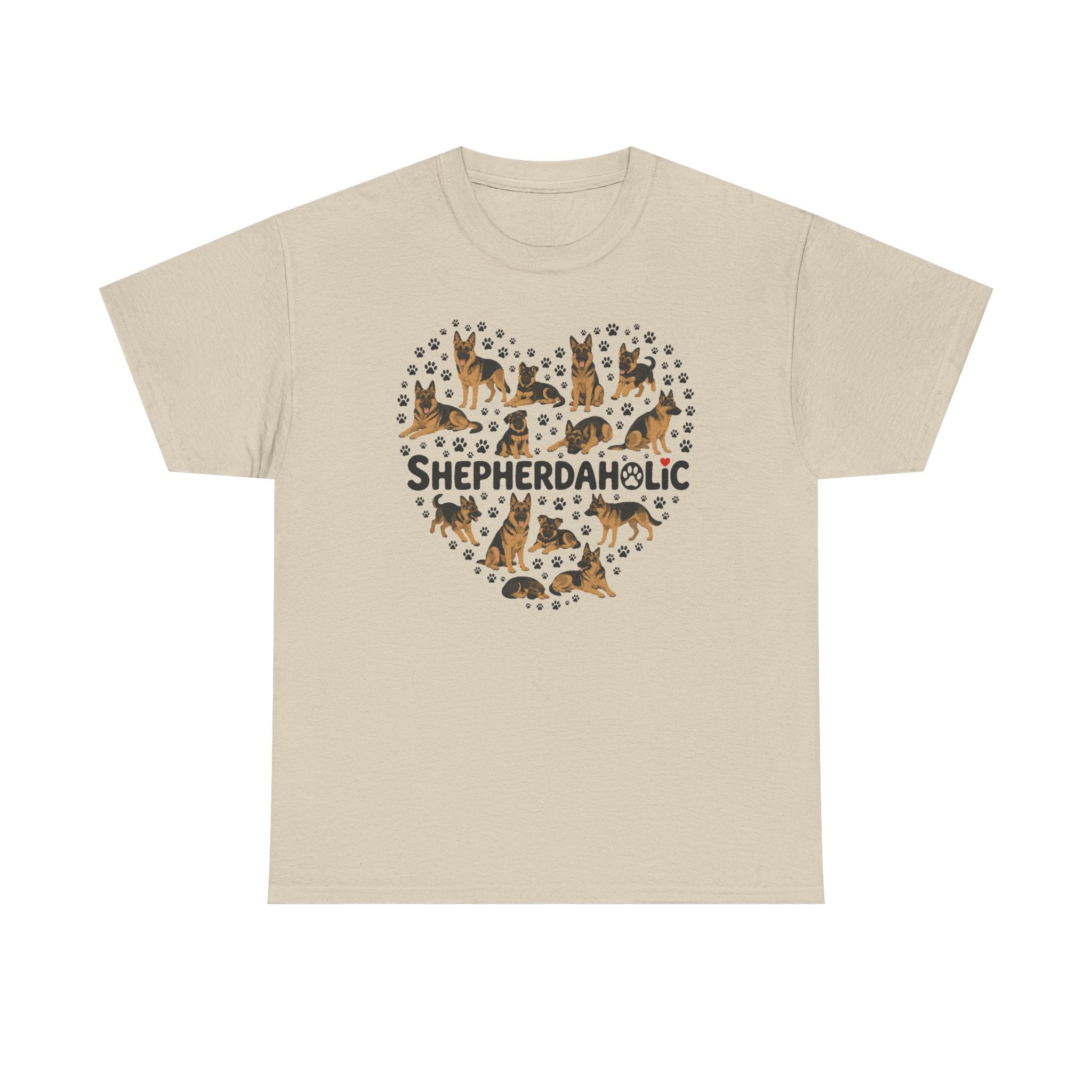 Shepherdaholic Heart German Shepherd T-Shirt