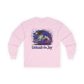 Unleash the Joy German Shorthaired Pointer Long Sleeve Tee in Light Pink