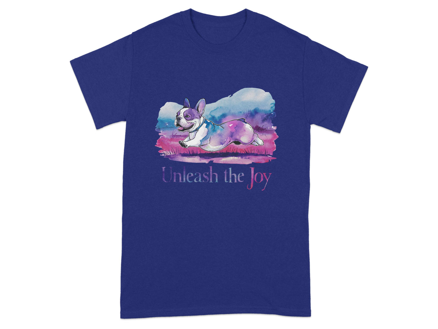 Unleash the Joy French Bulldog Art T-Shirt product type