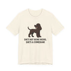 Irish Water Spaniel She's A Comedian Tee