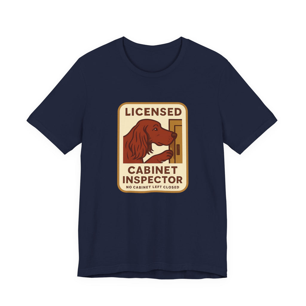 Irish Setter Licensed Cabinet Inspector Tee